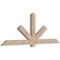 Ekena Millwork Kennewick Smooth Timber Gable Bracket, Douglas Fir, 96"W x 36"H x 3 1/2"D x 5 1/2"F, 9/12 Pitch GBW096X36X0406KEN00SDF - alternate 4